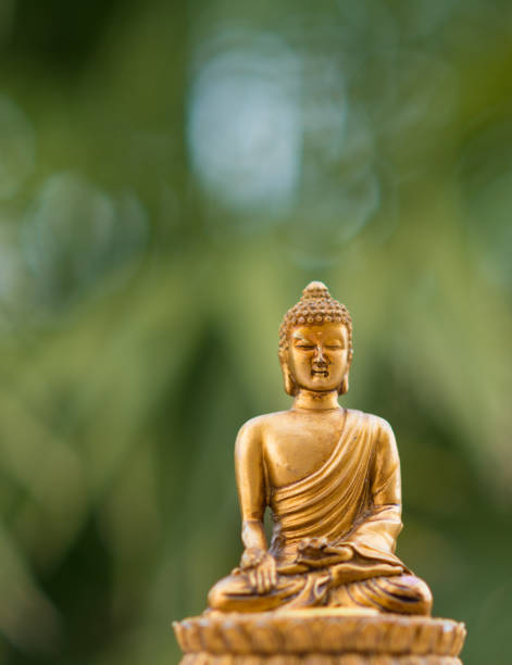 istock sitting Buddha figurine - Meditation or Zen 643619380
