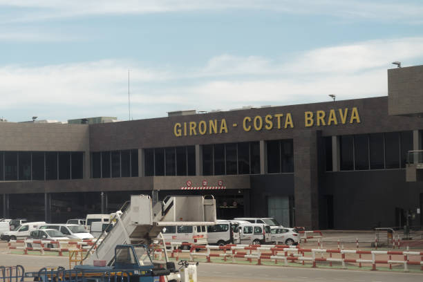 Barcelona, Spain - 26 September 2016: Girona Costa Brava Barcelona airport. stock photo
