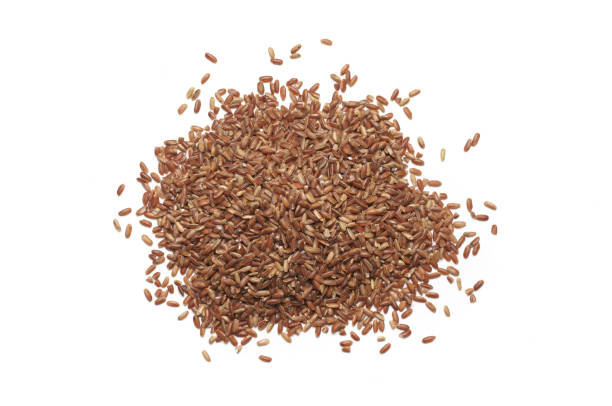 istock Pile of brown rice 643637420
