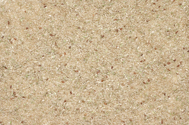 istock Pile of brown rice 643637502