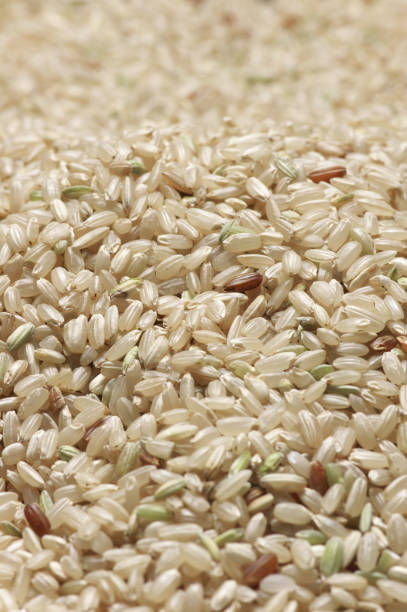 istock Pile of brown rice 643637520