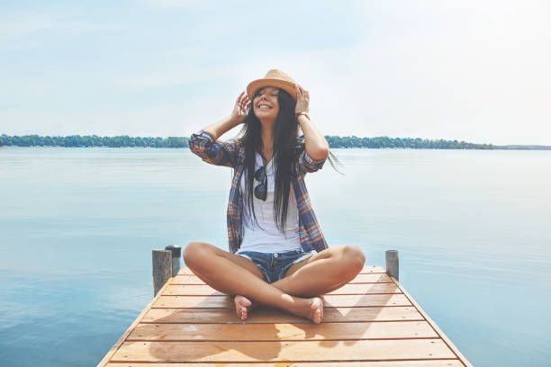 istock Flashing her brightest summer smile 643639956