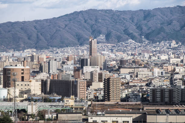 istock The View from observation Deck of Osaka Castle 643650930