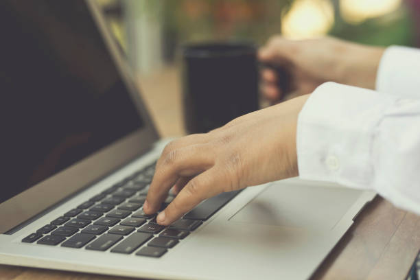 istock Businesswoman working on laptop 643658856
