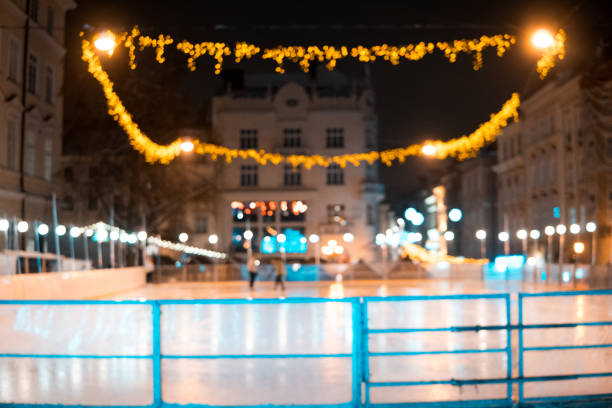 istock ice skating rink on the square 643660382