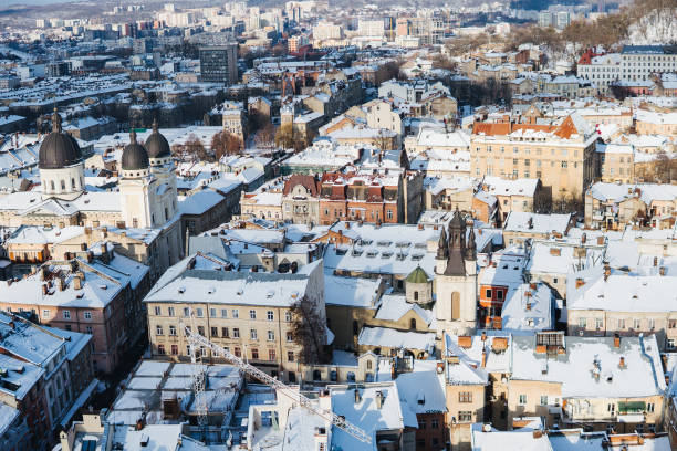 istock Top view on the old city 643662936