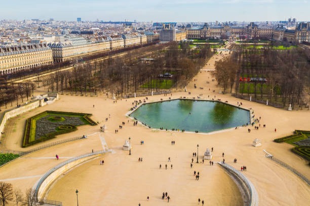 istock Tuileries garden landscape in Paris 643663310