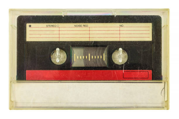 istock Vintage audio compact cassette isolated on white 643665900