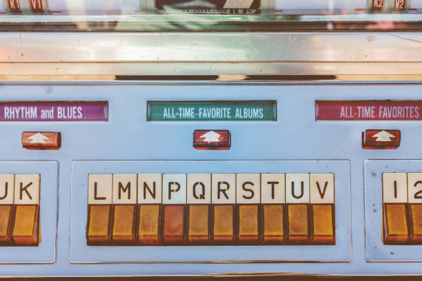 istock Close-up of a vintage jukebox 643667096