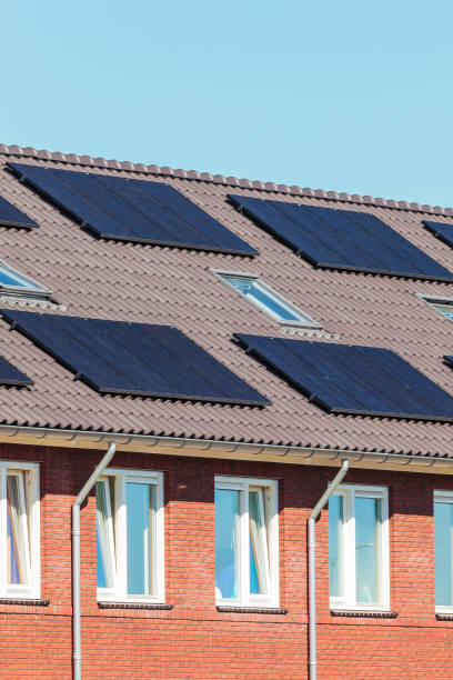 istock New Dutch houses with solar panels 643671250