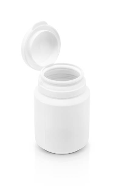istock blank packaging supplement product bottle isolated on white background with clipping path 643678146