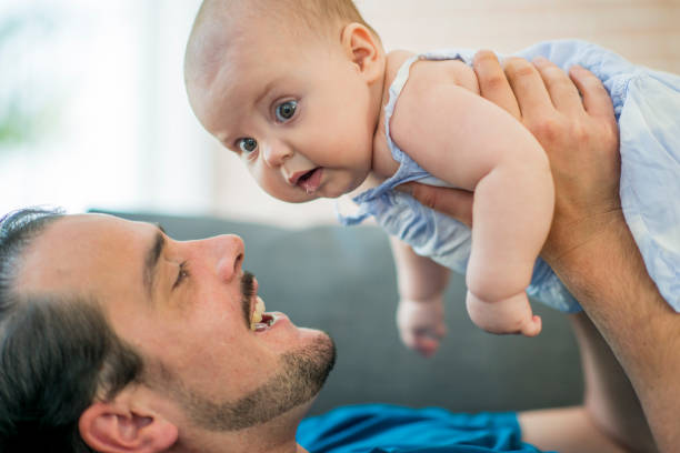 istock Young Father with Baby Girl 643679438