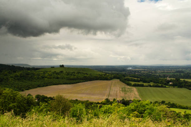 istock Cloudy view over the Chilterns in Buckinghamshire 643697514