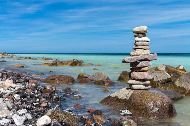 Stones on shore of the Baltic Sea