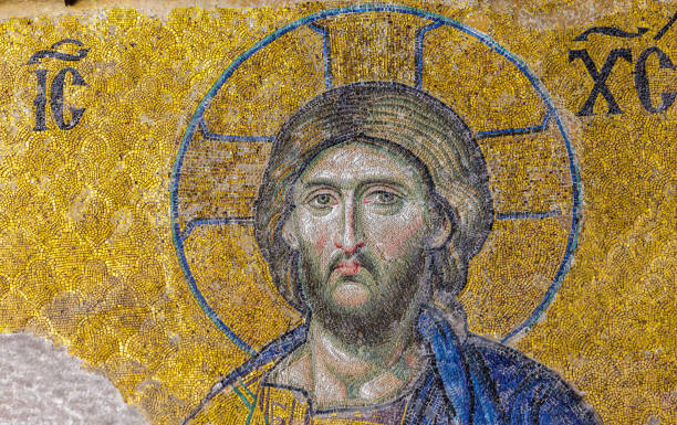 istock Jesus Christ in Hagia Sophia 643714954