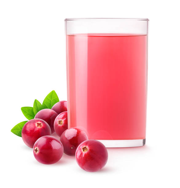 isolated cranberry drink - cranberry juice imagens e fotografias de stock
