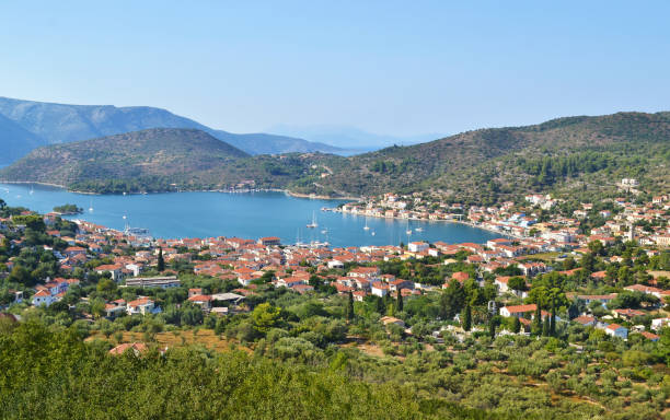 istock landscape of Vathy Ithaca Greece 643716074
