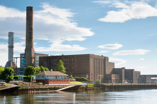 istock Old Factory along the River Lee in Cork, Ireland 643718552