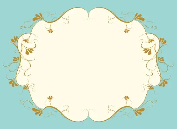 Vector illustration of decoration frame