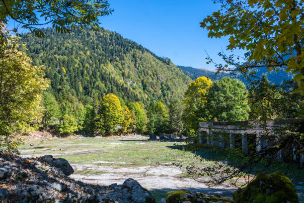 istock Autumn in the Caucasus mountains, Abkhazia. 643723166