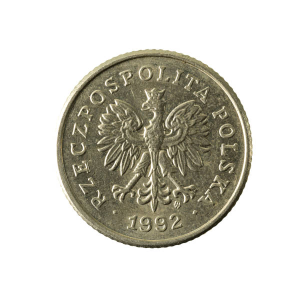 istock 50 polish groszy coin (1992) reverse isolated on white background 643730560