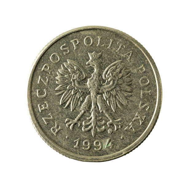 istock 1 polish zloty coin (1994) reverse isolated on white background 643730768