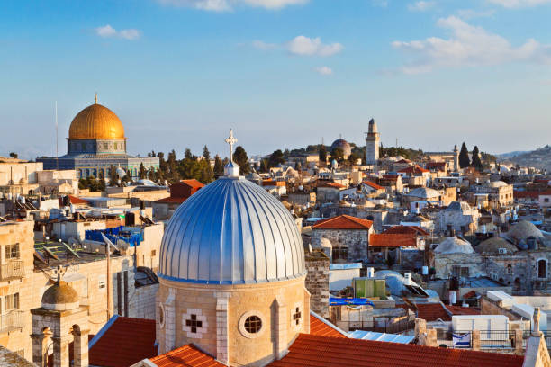 istock view on n rooftops of Old City of Jerusalem 643731392