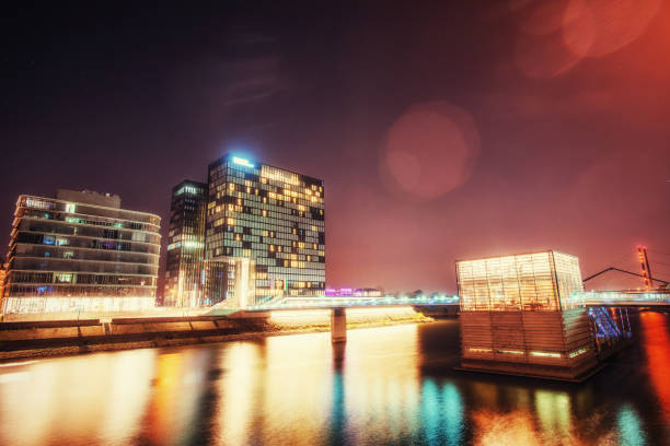 istock Beautiful night city osvitchene neon. Germany Europe 643741012