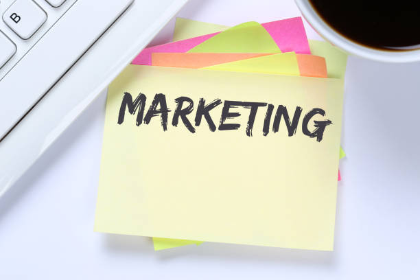 istock Marketing and advertisement office business desk 643775286