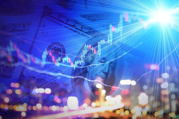 istock Stock market display 643817322