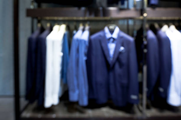 Fashion Store Abstract Defocused Blurred Background Interior