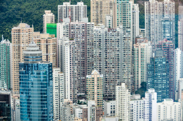 istock Hong Kong cityscape and skyline 643825390