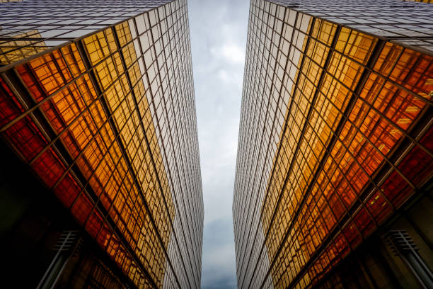 istock low angle view of skyscrapers 643835936