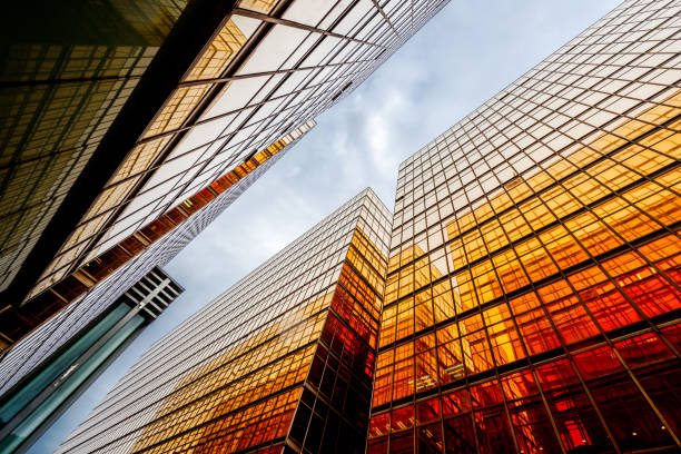 istock low angle view of skyscrapers 643838538