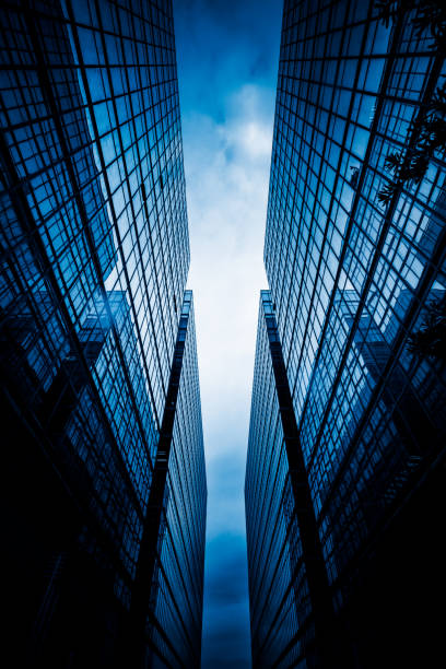 istock low angle view of skyscrapers 643839146