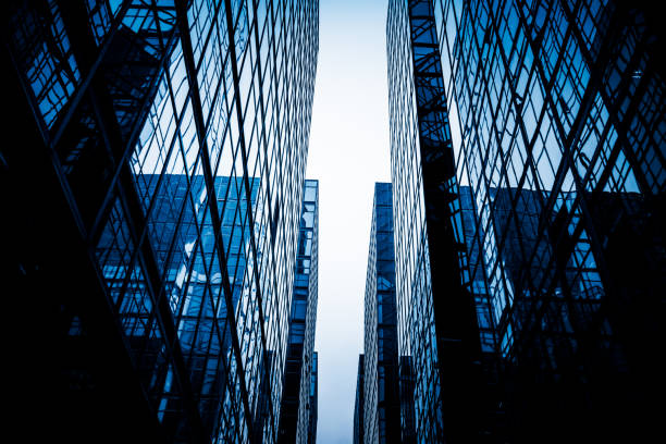 istock low angle view of skyscrapers 643839804