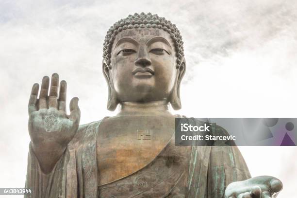 Giant Buddha Statue Stock Photo - Download Image Now - Buddha, Buddhism, Bronze - Alloy