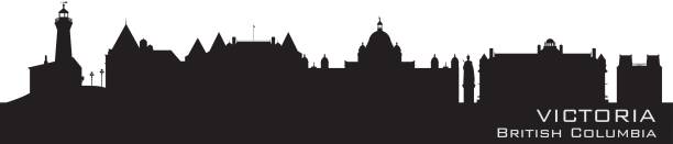 istock Victoria British Columbia Canada city skyline silhouette 643847456
