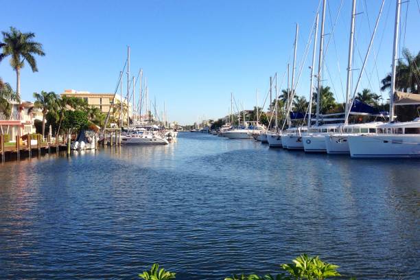 istock Boats in Fort Lauderdale, Florida 643848986