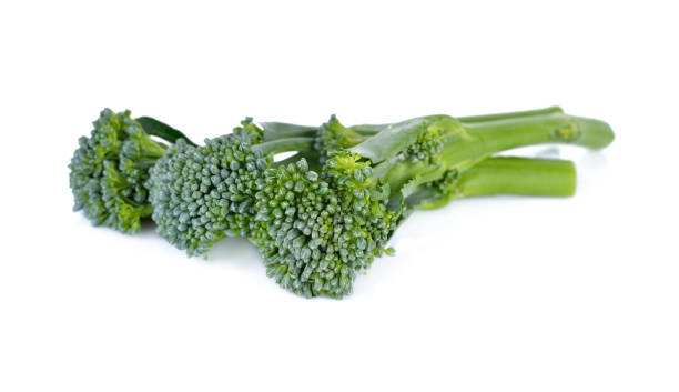 istock fresh baby broccoli on white background 643851562