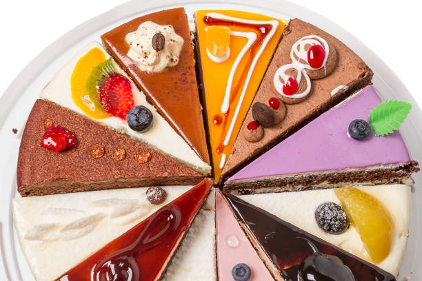istock Half of the batch of cake 643864060