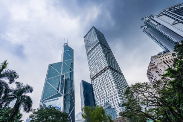 istock landmarks of Hong Kong 643867486
