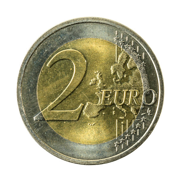 istock 2 euro coin obverse isolated on white background 643875234