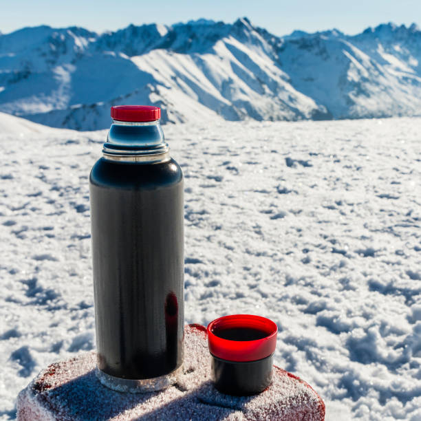 istock Thermos and a cup of tea. 643889746