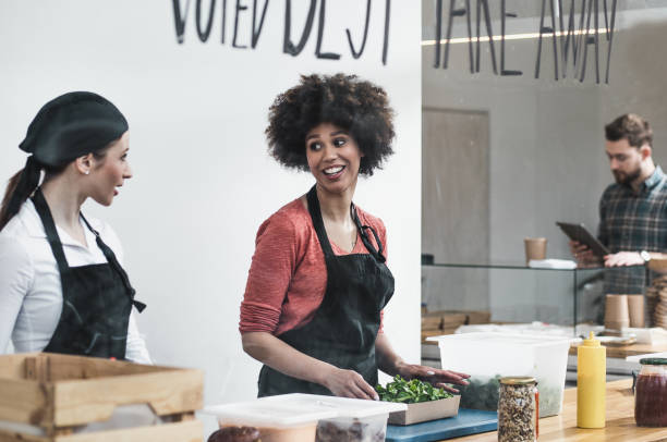 istock Owners of a Small Take Away Business 643893706