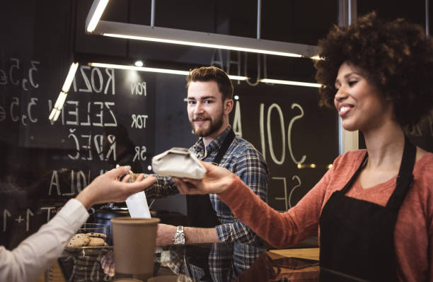 istock Owners of a Small Take Away Business 643893884