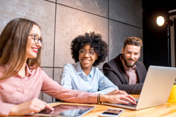 istock Coworkers at the office 643905412