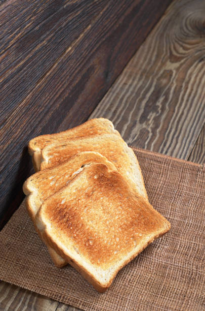istock Slices of toasted bread 643908634