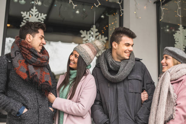 istock Happy friends hanging out 643924674