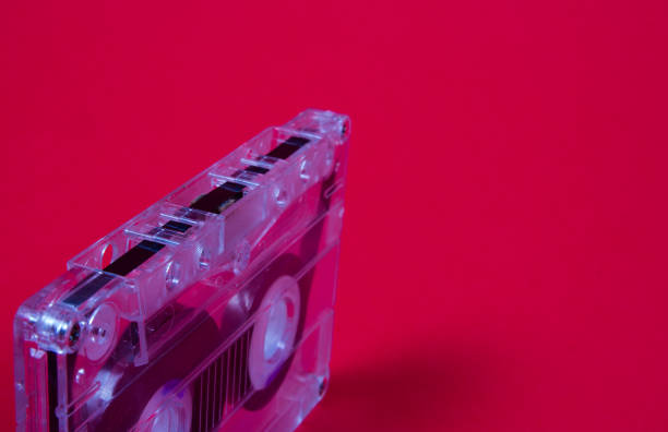 istock Retro vintage audio cassette. 643927912